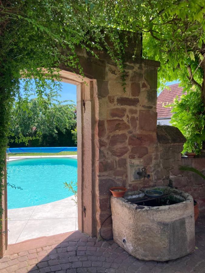 Le Grenier - Piscine Et Spa มาร์เลินไฮม์ ภายนอก รูปภาพ